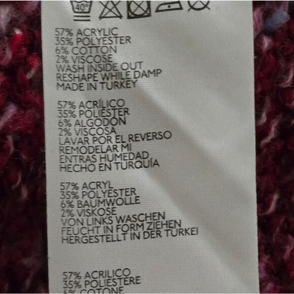 Urban Outfitters Women's‎ Red Turtleneck Cropped Sweater Size Medium - Picture 5 of 6